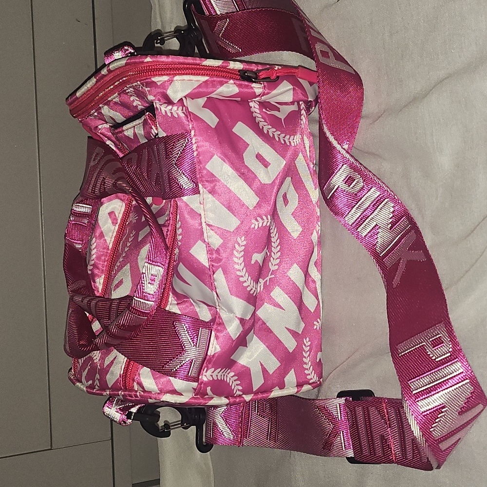 Victoria's Secret Pink Mini Small Crossbody Gym Bag - Picture 2 of 13